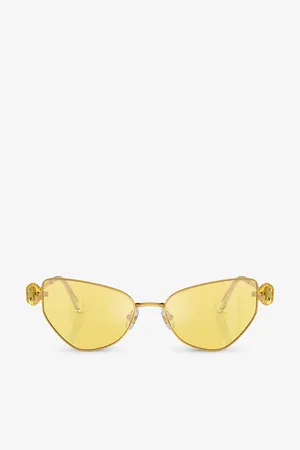 Swarovski Womens Sk7003 Cat-Eye Metal Sunglasses