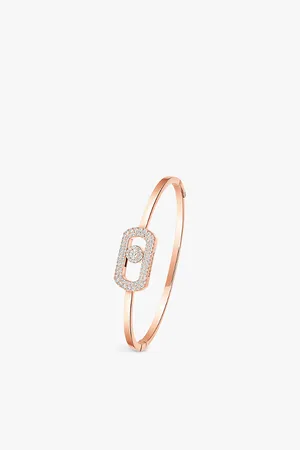 MESSIKA So Move Pavé 18ct Gold and 0.67ct Diamond Bangle