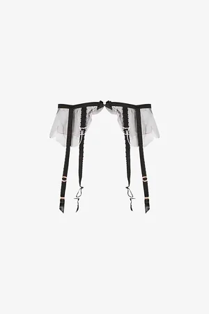 Agent Provocateur Womens Lorna Mesh Suspender Belt