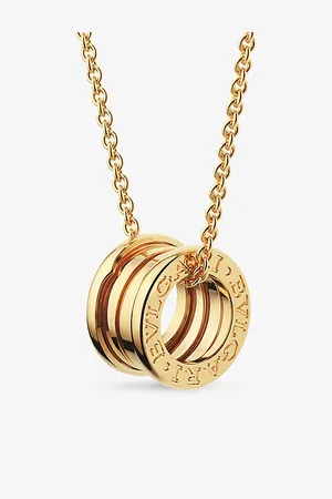 Bvlgari B.Zero1 18ct Yellow-Gold Pendant Necklace