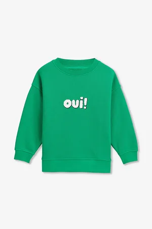 Whistles Oui Brand-Embroidered Cotton Sweatshirt 4-9 Years