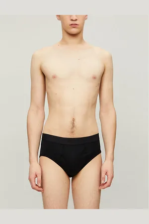 Sunspel Mens Superfine Regular-Fit Cotton Briefs