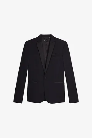 The Kooples Mens Regular-Fit Single-Breasted Wool Blazer