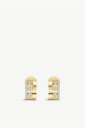 MESSIKA Romane 18ct Yellow Gold and 0.27ct Brilliant-Cut Diamond Mini Earrings