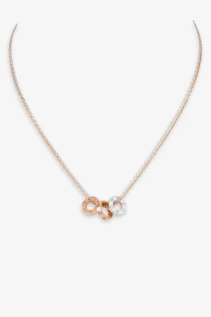 Cartier Love 18ct Rose-Gold and 0.01ct Diamond Necklace