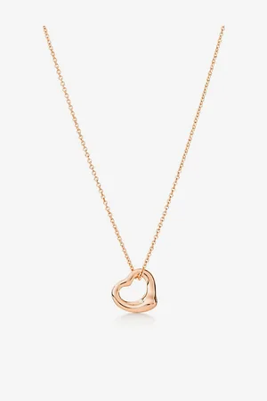 Tiffany & Co. Elsa Peretti® Open Heart Rose-Gold Pendant
