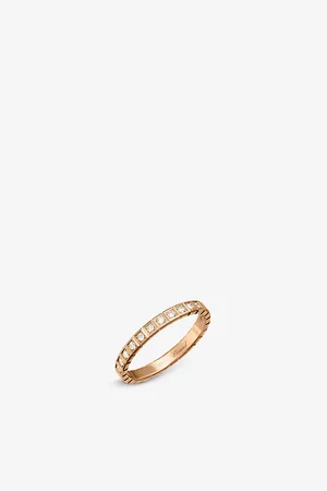 Chopard Ice Cube Pure 18ct Rose-Gold Diamond Ring
