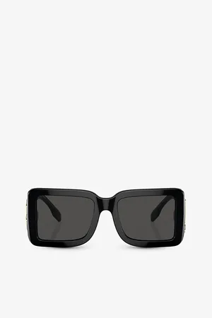 Burberry Womens Be4406U Square-Frame Acetate Sunglasses