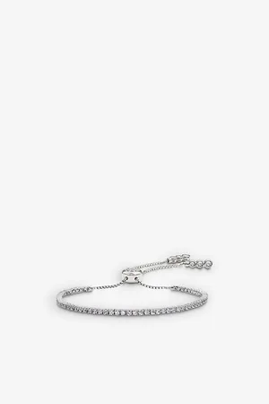 CARAT* London Womens Lexi Sterling- and Cubic Zirconia Bracelet