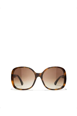 CHANEL Womens Square-Frame Sunglasses