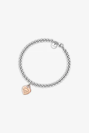 Tiffany & Co. Return To Tiffany Heart Tag Medium 18ct Rose-Gold and Sterling Silver Bracelet