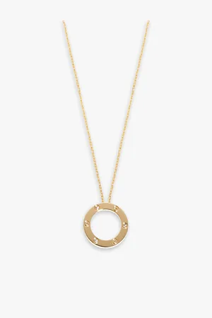 Cartier Love 18ct Yellow-Gold and 0.07ct Diamond Necklace