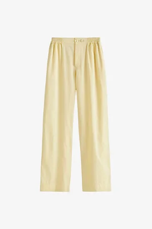 Hay Womens Outline Contrast-Trim Cotton Pyjama Trousers