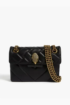 Kurt Geiger Womens Mini Kensington Leather Shoulder Bag