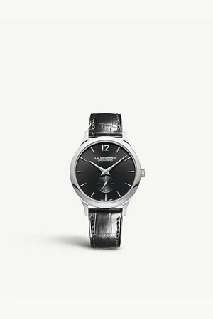 Chopard Mens 161948-1001 L.U.C Xps 18ct White-Gold and Alligator-Embossed Leather Chronometer Watch