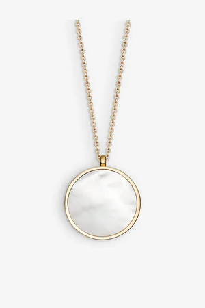 ASTLEY CLARKE Womens Stilla 18ct Yellow Gold-Plated Vermeil Sterling-Silver and Mother Of Pearl Locket-Pendant Necklace
