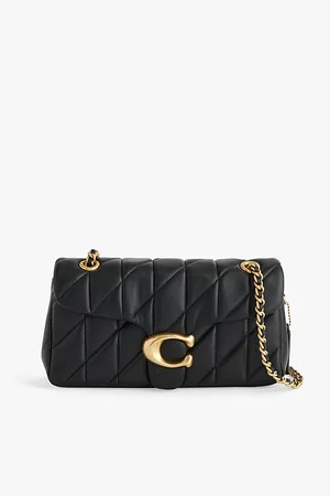 Coach Womens Tabby 26 Logo-Plaque Quilted Leather Cross-Body Bag