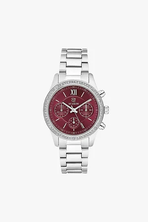 Sif Jakobs Sj-W2406-Cz Domenica Stainless-Steel and Zirconia Quartz Watch