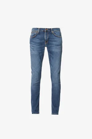 Nudie Jeans Mens Skinny Lin Tapered Jeans