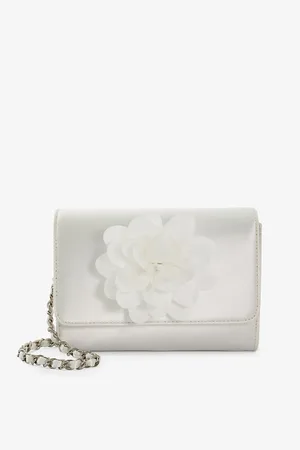 Dune Womens Bridal Blossoming Satin Shoulder Strap