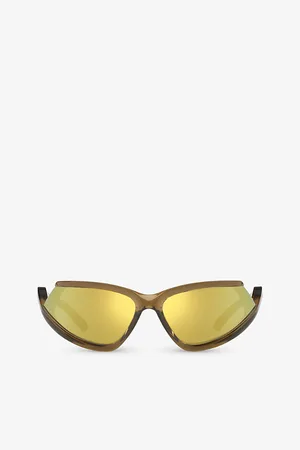 Balenciaga 6E000312 Bb0289S Rectangle-Shape Injected Sunglasses