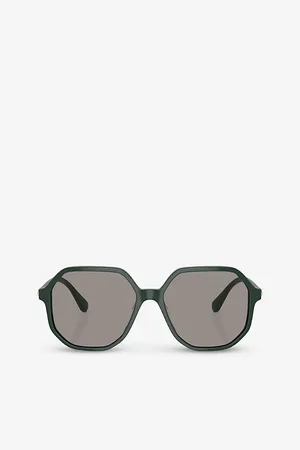 Swarovski Womens Sk6003 Irregular-Frame Gem-Embellished Acetate Sunglasses