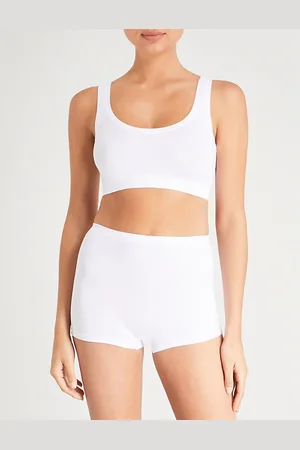 Hanro Womens Touch Feeling Stretch-Jersey Crop Top