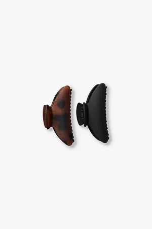 KITSCH Medium Plastic Claw Clips Set Of Two