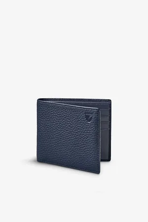 ASPINAL OF LONDON Mens Billfold Logo-Embellished Leather Wallet