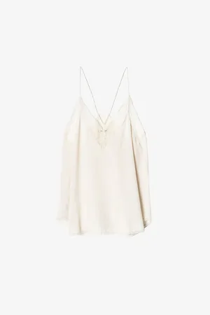 Zadig & Voltaire Womens Christy Silk Cami Top
