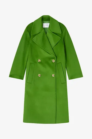 LK Bennett Womens Amor Double-Breasted Wool Coat