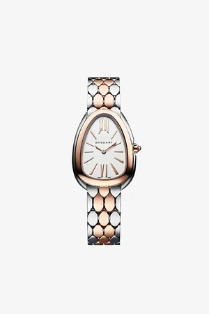 Bvlgari Serpenti Seduttori 18ct Rose-Gold and Stainless-Steel Quartz Watch