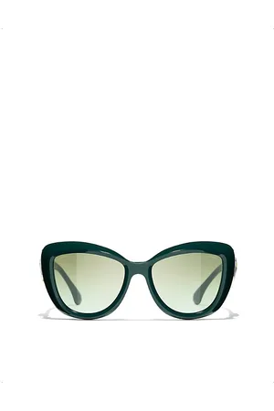 CHANEL Womens Butterfly-Frame Sunglasses