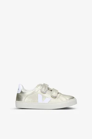 Veja Esplar Leather Trainers 6-9 Years