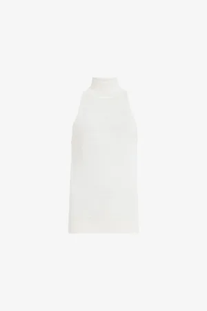 AllSaints Womens Connie Slim-Fit Roll-Neck Merino-Wool Top
