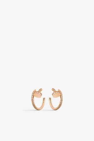 Cartier Juste Un Clou 18ct Rose-Gold and 0.51ct Brilliant-Cut Earrings