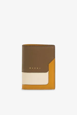 Marni Womens Vanitosi Logo-Embossed Leather Wallet