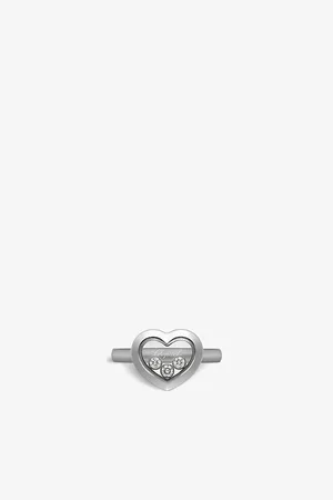 Chopard Happy Diamonds Icons 18ct White-Gold and 0.15ct Brilliant-Cut Diamond Ring