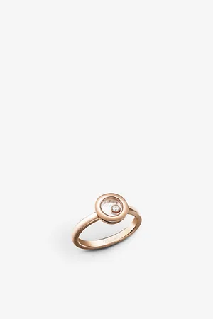 Chopard Happy Diamonds Icons 18ct Rose-Gold and 0.05ct Brilliant-Cut Diamond Ring