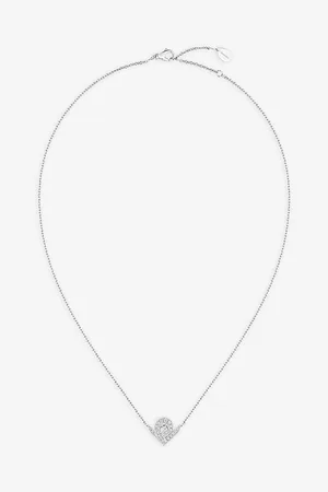 CHAUMET Joséphine Aigrette 18ct White-Gold and 0.44ct Brilliant- and Pear-Cut Diamonds Pendant Necklace