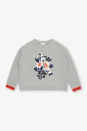 Caramel Dena Intarsia-Knit Wool-Blend Jumper 3-12 Years