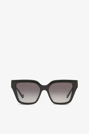Gucci Womens Gg1023S Square-Framed Acetate Sunglasses