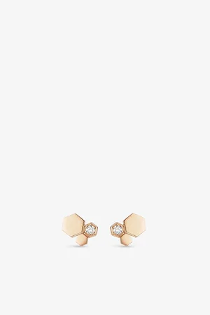 CHAUMET Bee De 18ct Rose-Gold and Diamond Earrings
