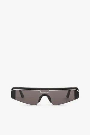 Balenciaga Womens Bb0003S Rectangle-Frame Sunglasses