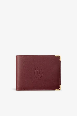 Cartier Mens Must De Leather Wallet