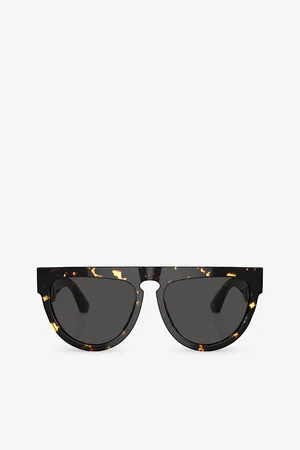Burberry Womens Be4416U Irregular-Frame Acetate Sunglasses