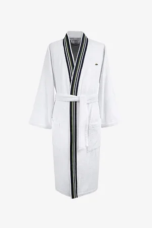 Lacoste Mens Club Self-Tie Cotton Dressing Gown