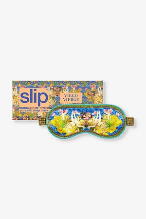 Slip Womens Zodiac Graphic-Print Silk Eye Mask