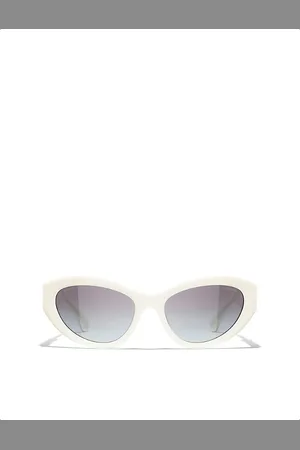 CHANEL Womens Ch5513 Cat Eye-Frame Acetate Sunglasses