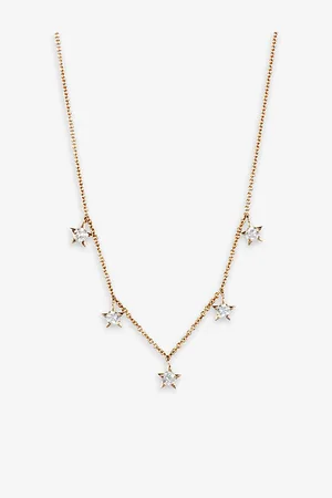 Roxanne First Mini Diamond 14ct Rose-Gold and 0.30ct Diamond Pendant Necklace